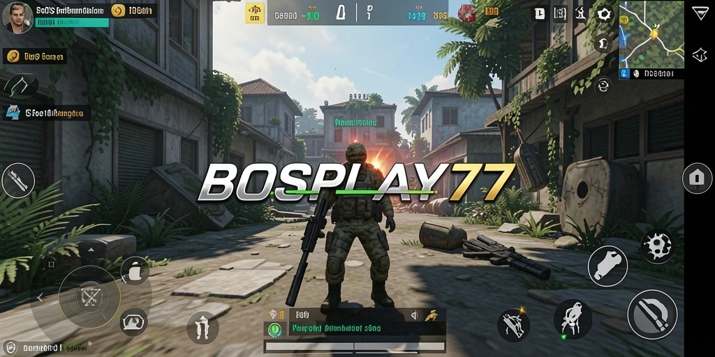 Screenshot gameplay BOSPLAY77 yang menampilkan momen simulasi yang realistis.