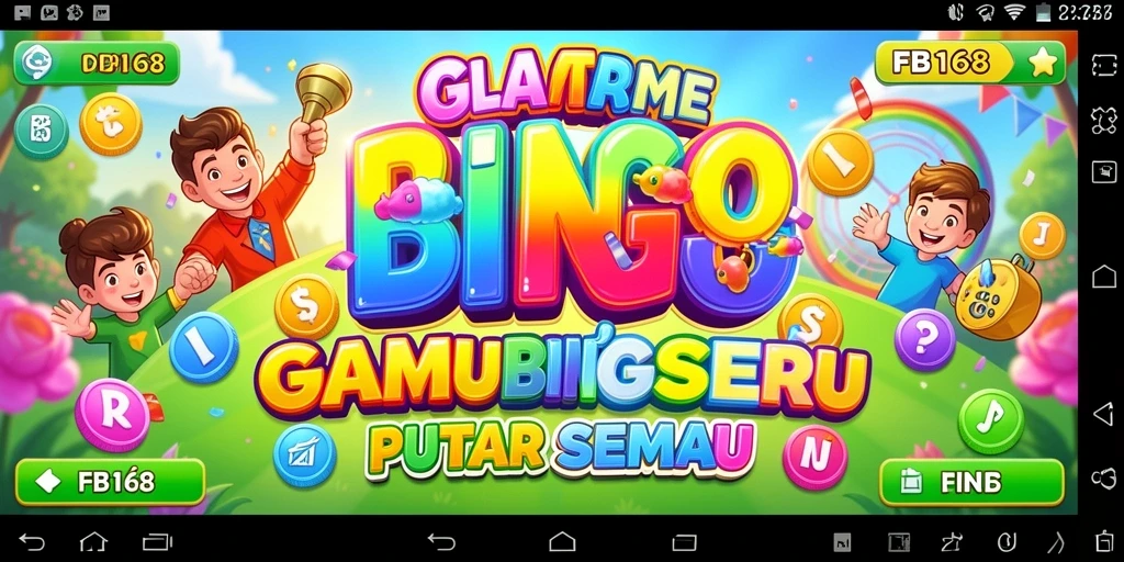 Tampilan gameplay Bingo yang mengasyikkan di FB168.