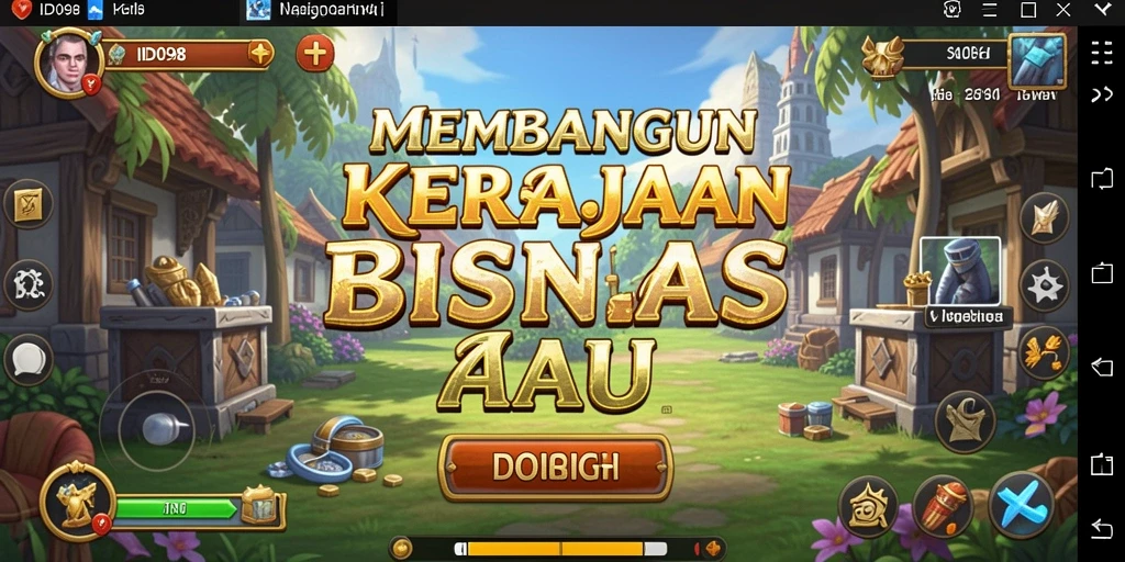 Tangkapan layar ID098 menunjukkan momen mendebarkan saat membangun kerajaan bisnis.