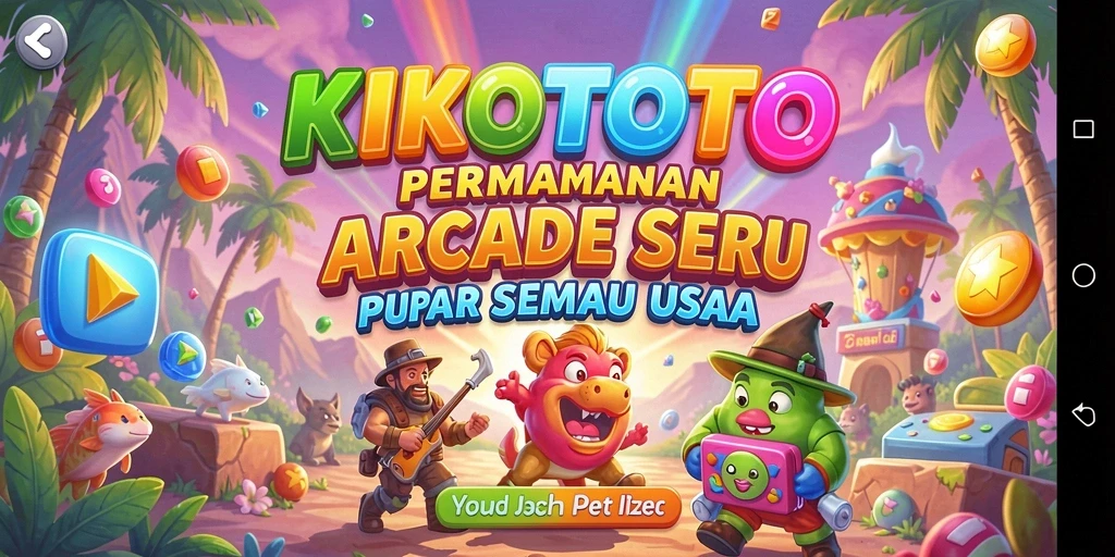 Screenshot gameplay KIKOTOTO yang menampilkan keseruan permainan Arcade.