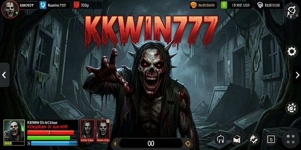 Tampilan gameplay menakutkan dan mendebarkan dari KKWIN777.