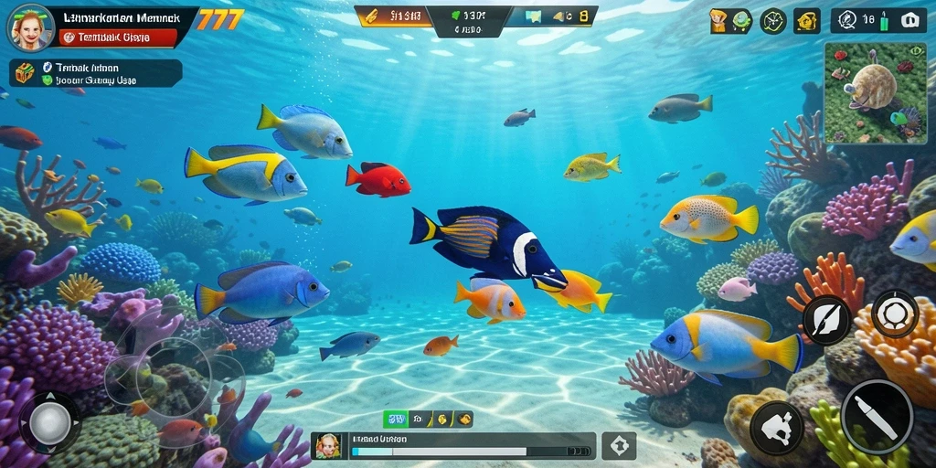 Tampilan menarik dari gameplay Tembak Ikan di LENGKAP777.