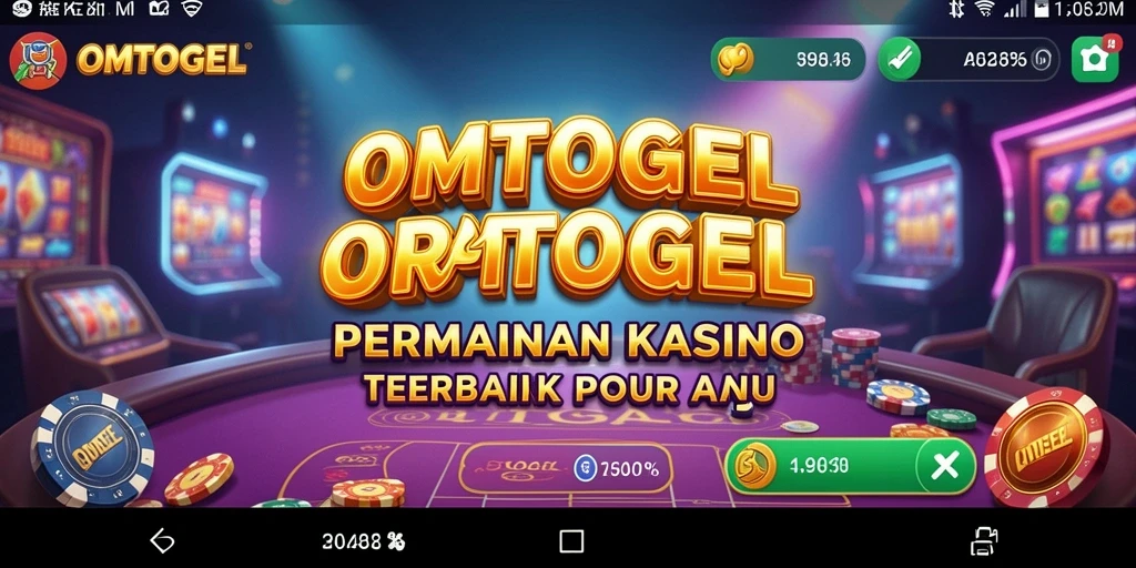 Tampilan permainan Kasino di OMTOGEL yang seru dan mengasyikkan.