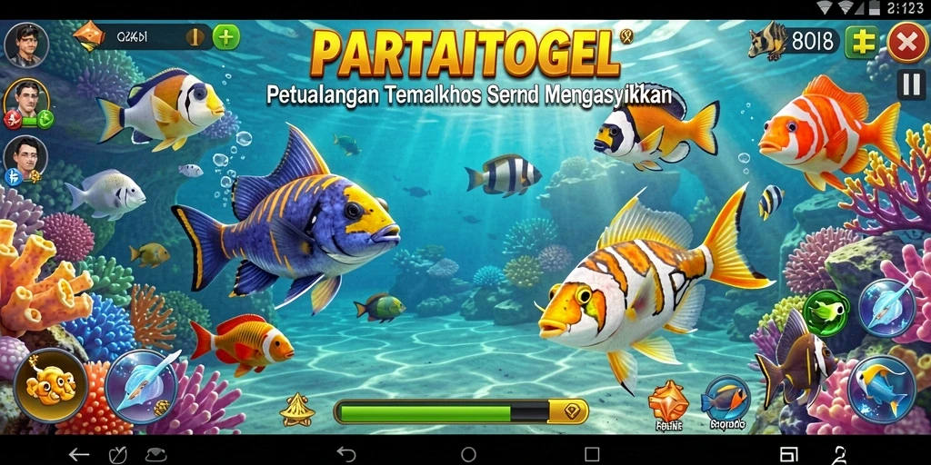 Tampilan menarik gameplay Tembak Ikan di PARTAITOGEL.