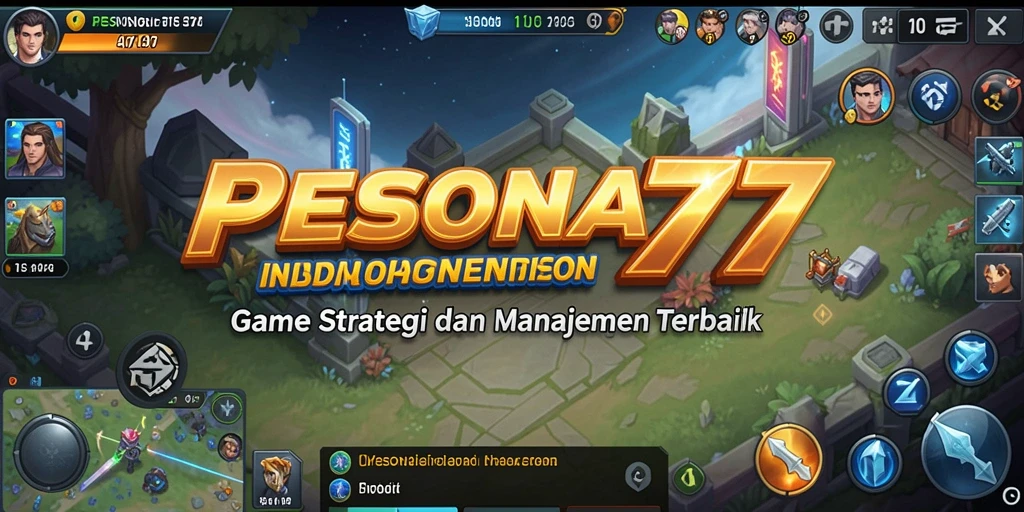 Tangkapan layar menunjukkan gameplay strategis PESONA77 yang intens.