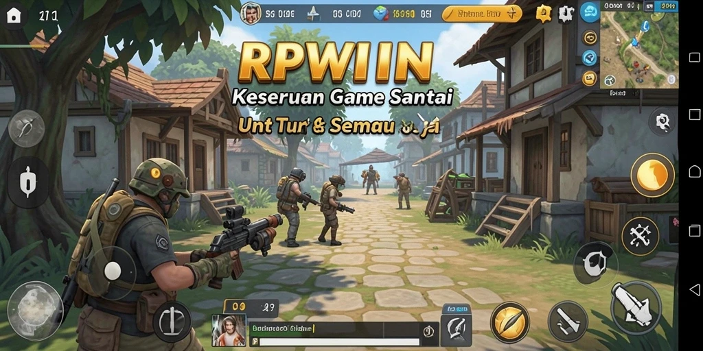 Tampilan seru gameplay RPWIN yang memikat dan menyenangkan.
