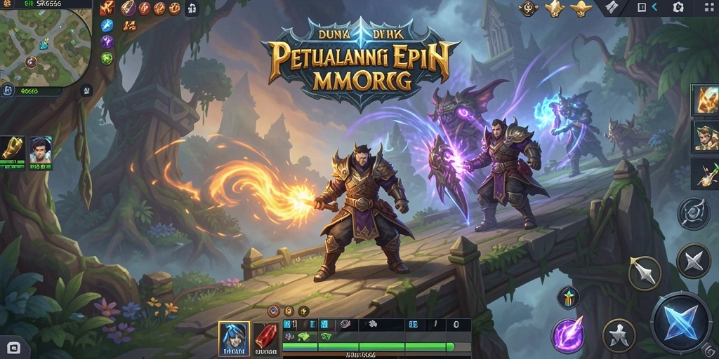 Tampilan gameplay SR6666 yang mendebarkan dalam dunia MMORPG.
