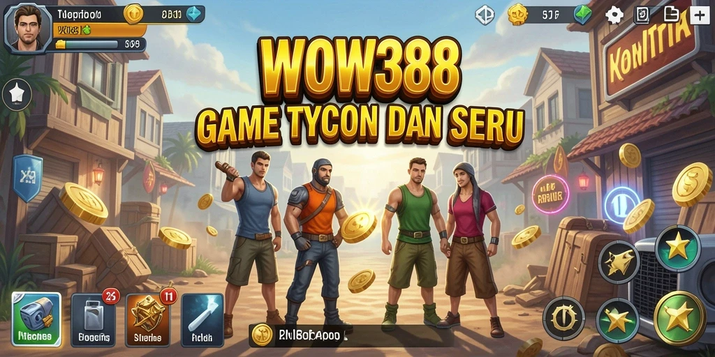 Tangkapan layar WOW388 menampilkan gameplay seru dalam dunia Tycoon.